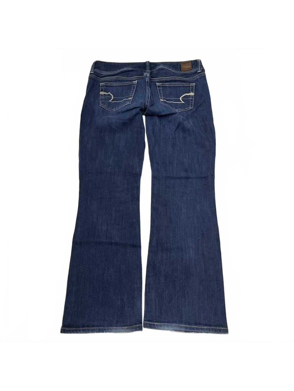Y2K American Eagle Sz 6R Blue Low Rise Bootcut Jeans Bella Swan Fall 2000s